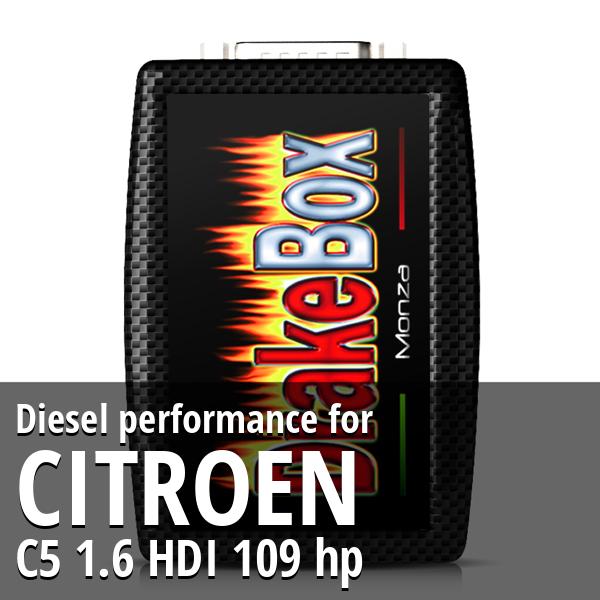 Diesel performance Citroen C5 1.6 HDI 109 hp