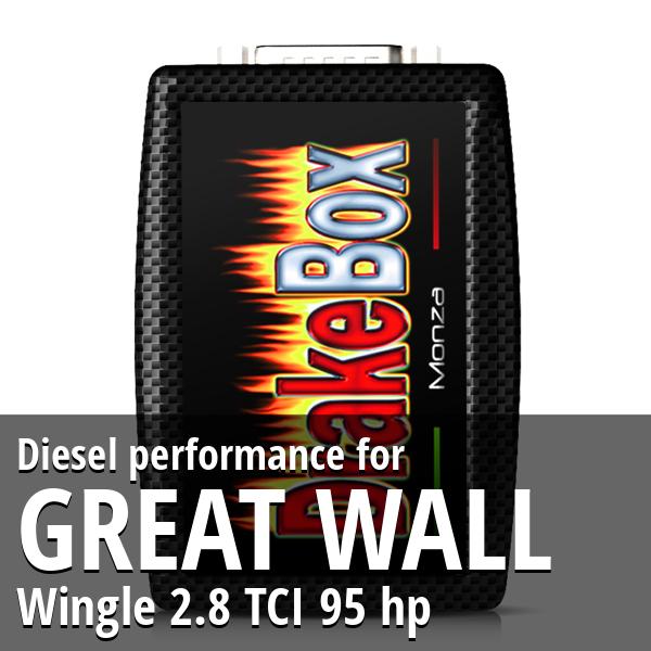 Diesel performance Great Wall Wingle 2.8 TCI 95 hp