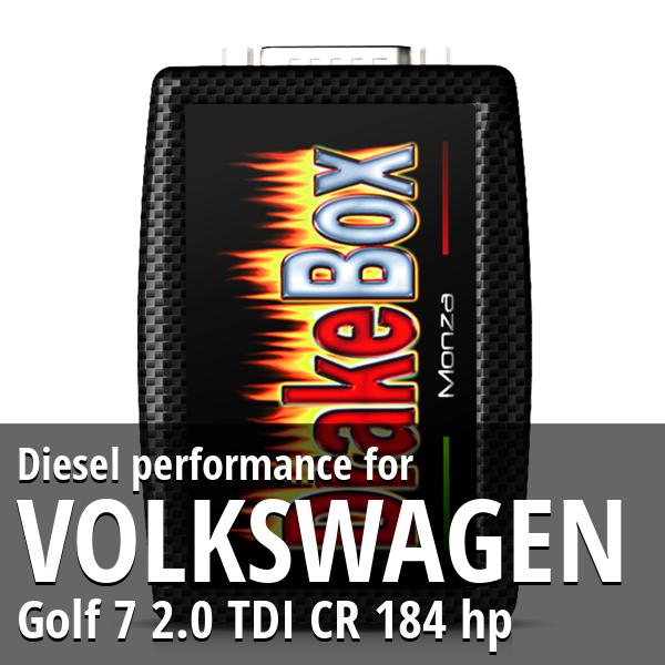 Diesel performance Volkswagen Golf 7 2.0 TDI CR 184 hp